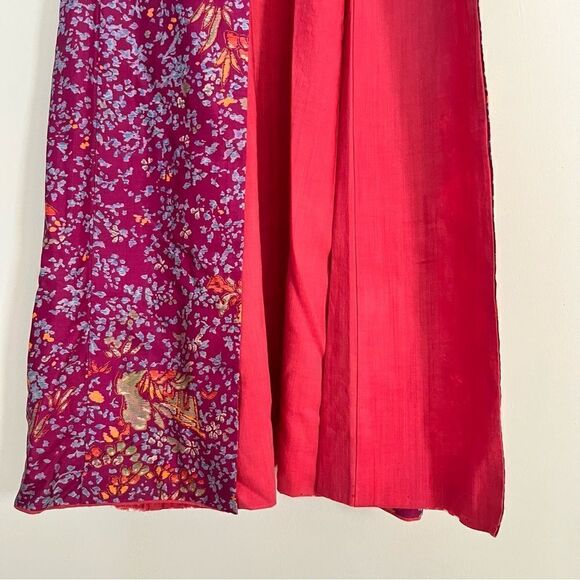 Vintage Authentic Antique 1910-1920s Japanese Floral Silk Kimono - Picture 7 of 11